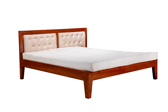 TR Teak Noah King Bed Non Storage